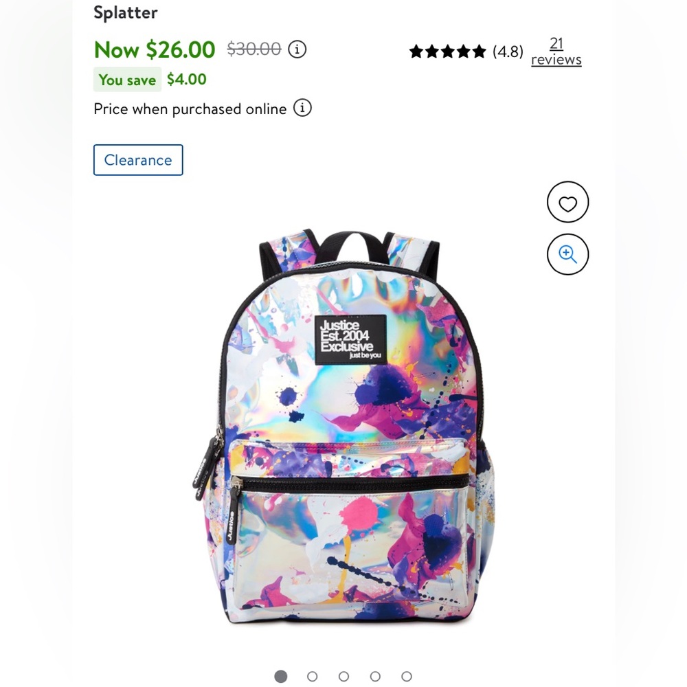 Justice J- Sports 17” Backpack